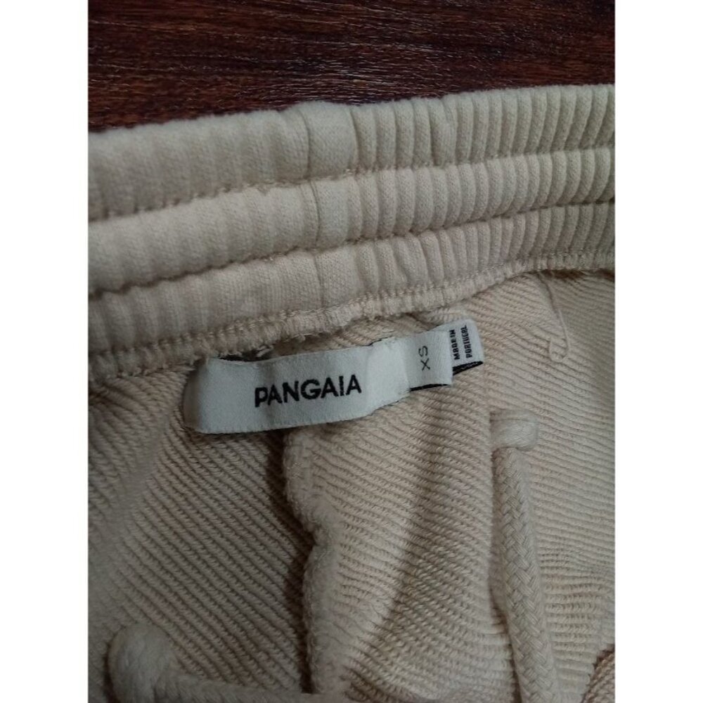 Pangaia Relaxed Fit Women's XS Pull On Elastic Waist Track Sweatpants Off-White - Picture 6 of 9